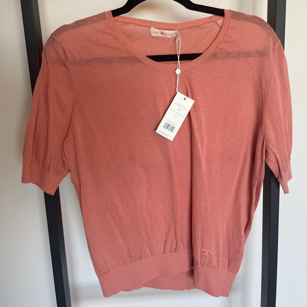 Tory Burch Short Sleeve Top NWT